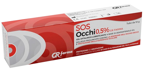 GEL OFTALMICO LUBRIFICANTE DEXPANTENOLO 5% SOS OCCHI 0,5% 10 G - Dolomiti e Natura