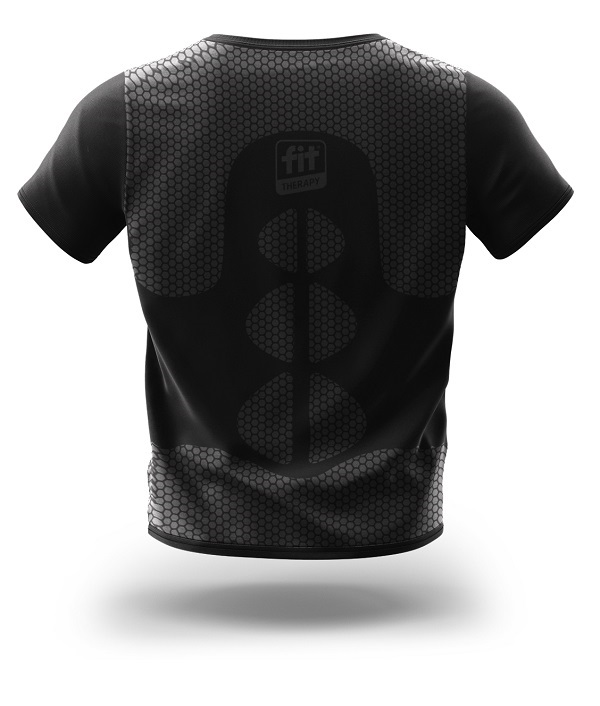 T-SHIRT FIT THERAPY NERO TAGLIA XXS-XS - Dolomiti e Natura