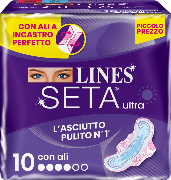 LINES SETA ULTRA ASSORBENTI ALI DWCT 10 PEZZI - Dolomiti e Natura