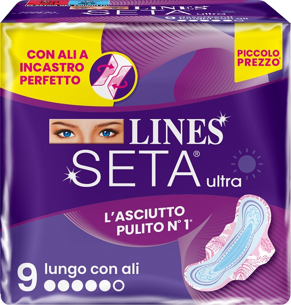LINES SETA ULTRA ASSORBENTI LUNGO ALI DWCT 9 PEZZI - Dolomiti e Natura