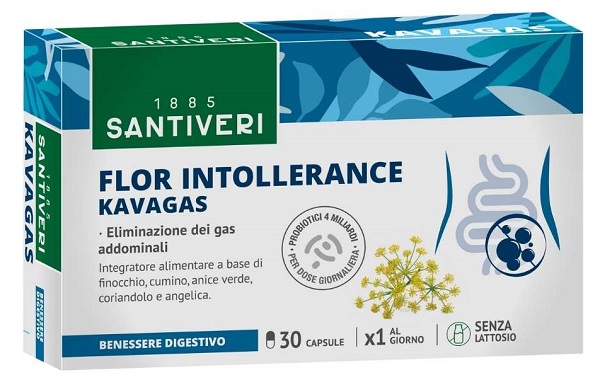 FLOR INTOLLERANCE KAVAGAS 30 CAPSULE - Dolomiti e Natura