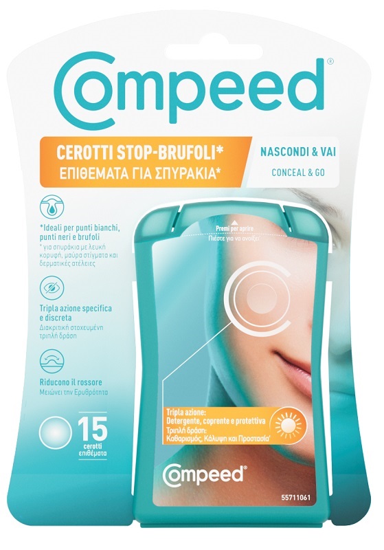 COMPEED CEROTTI STOP BRUFOLI NASCONDI & VAI 15 PEZZI - Dolomiti e Natura