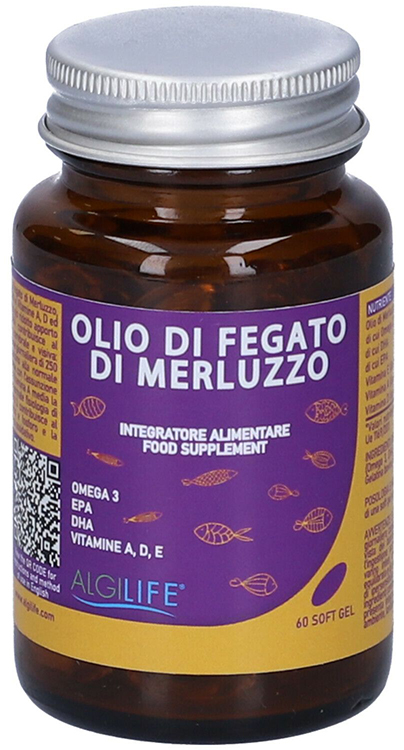 OLIO FEGATO MERLUZZO 60 SOFTGEL - Dolomiti e Natura
