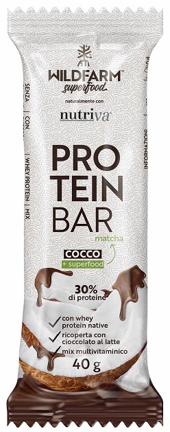WILDFARM PROTEIN BAR COCCO CIOCCOLATO LATTE 40 G - Dolomiti e Natura