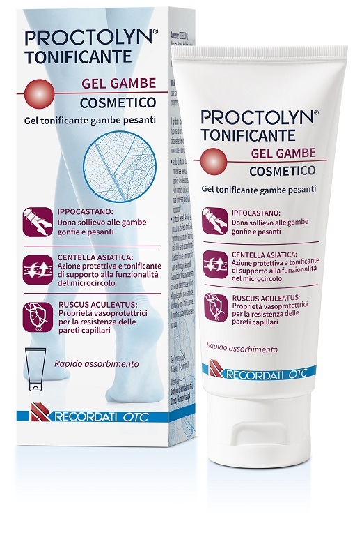 PROCTOLYN TONIFICANTE GEL GAMBE 100 ML - Dolomiti e Natura