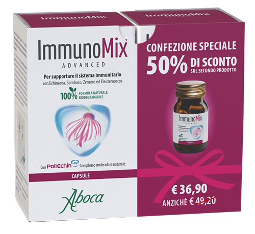 IMMUNOMIX ADVANCED 50 CAPSULE RM CONFEZIONE SPECIALE 2 PEZZI - Dolomiti e Natura