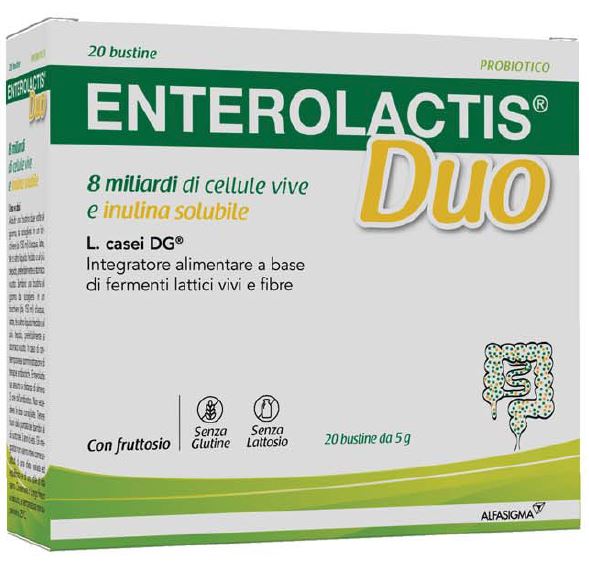 ENTEROLACTIS DUO INULINA 20 BUSTINE 5 G - Dolomiti e Natura