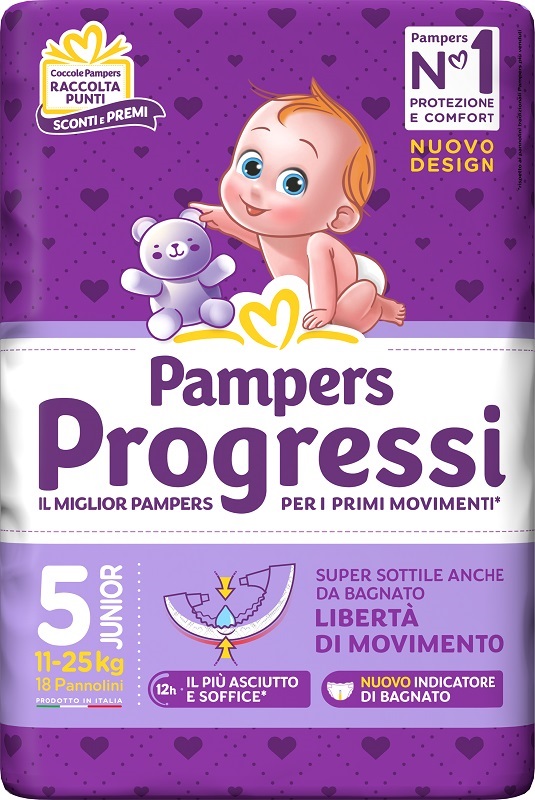 PAMPERS PROGRESSI JUNIOR 18 PEZZI - Dolomiti e Natura