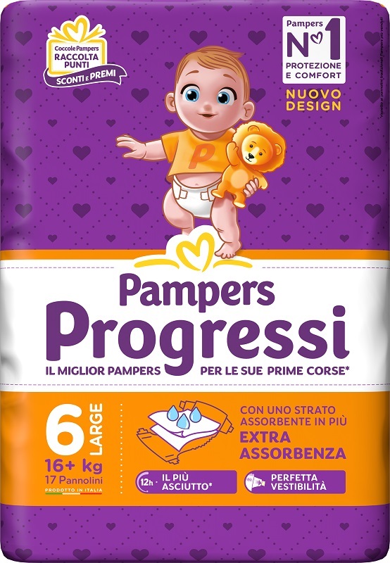 PAMPERS PROGRESSI XL 17 PEZZI - Dolomiti e Natura
