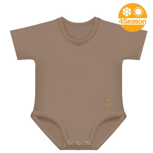 J BIMBI BODY 0-36M BIO COTTON 4SEASON MARRONE - Dolomiti e Natura