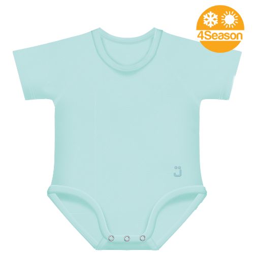 J BIMBI BODY 0-36M BIO COTTON 4SEASON VERDE ACQUA - Dolomiti e Natura