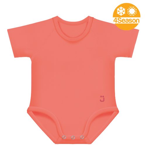 J BIMBI BODY 0-36M BIO COTTON 4SEASON CORALLO - Dolomiti e Natura
