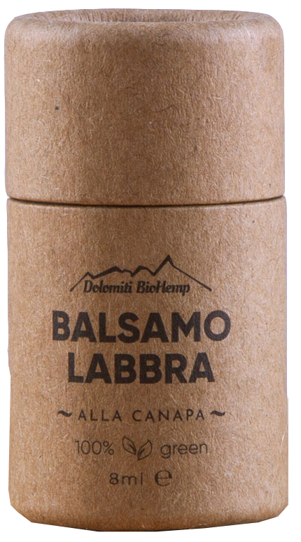 DOLOMITI BIOHEMP BALSAMO LABBRA CANAPA 8 ML - Dolomiti e Natura