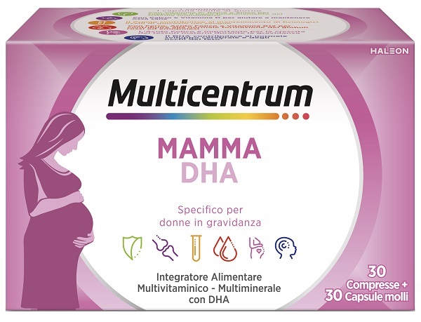 MULTICENTRUM MAMMA DHA 30 COMPRESSE + 30 CAPSULE - Dolomiti e Natura