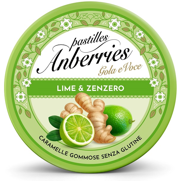 ANBERRIES LIME & ZENZERO 50 G - Dolomiti e Natura