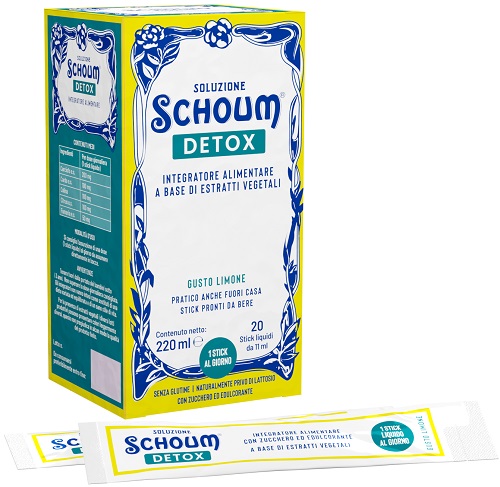 SOLUZIONE SCHOUM DETOX 20 STICK - Dolomiti e Natura