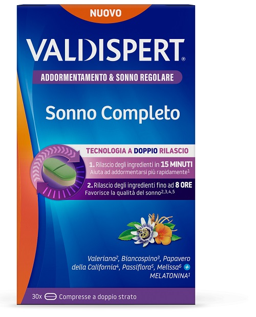 VALDISPERT SONNO COMPLETO 30 COMPRESSE A DOPPIO STRATO - Dolomiti e Natura