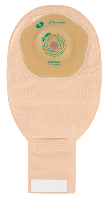SACCA ILEOSTOMIA FLEXIMA ACTIVE O'CONVEX CONVESSITA' SOFFICE RITAGLIABILE 15-35 MM MAXI BEIGE CON FINESTRA ISPEZIONABILE 10 PEZZI - Dolomiti e Natura