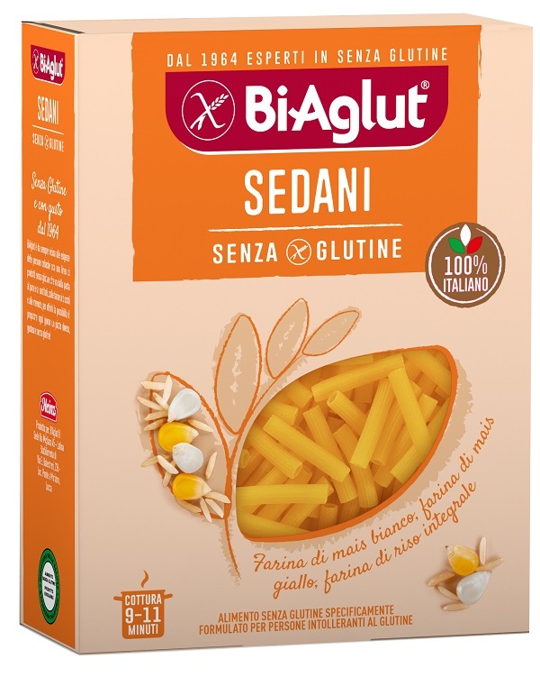 BIAGLUT PASTA SENZA GLUTINE SEDANI 400 G - Dolomiti e Natura