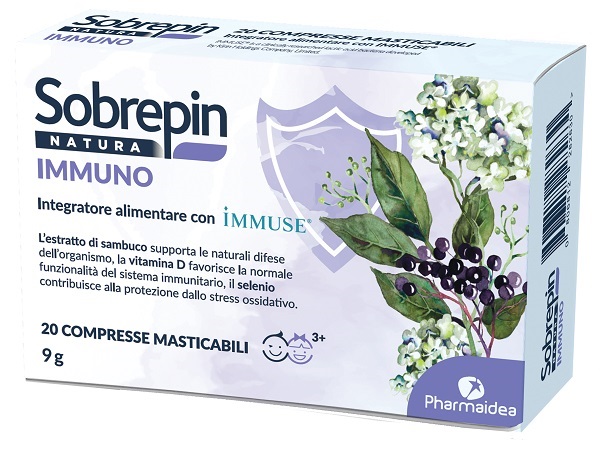 SOBREPIN NATURA IMMUNO 20 COMPRESSE MASTICABILI - Dolomiti e Natura