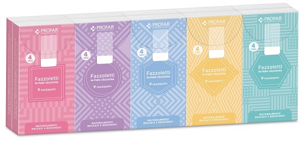 PROFAR FAZZOLETTI 10X9 CM 4 VELI 10 PACCHETTI - Dolomiti e Natura