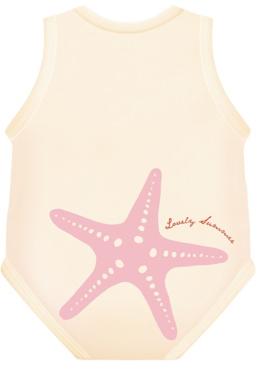 BODY 0-36M BIO COTTON SUMMER STELLA MARINA - Dolomiti e Natura