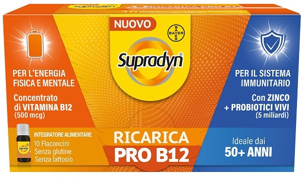 SUPRADYN RICARICA PRO B12 10 FLACONCINI - Dolomiti e Natura
