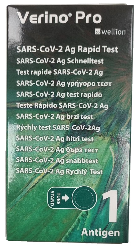 TEST ANTIGENICO RAPIDO COVID-19 VERINO PRO AUTODIAGNOSTICO RILEVAZIONE QUALITATIVA ANTIGENI SARS-COV-2 IN TAMPONI NASALI MEDIANTE IMMUNOCROMATOGRAFIA 1 PEZZO - Dolomiti e Natura