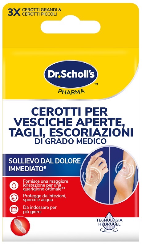 CEROTTI SCHOLL VESCICHE TAGLIE ESCORIAZIONI 6 PEZZI - Dolomiti e Natura