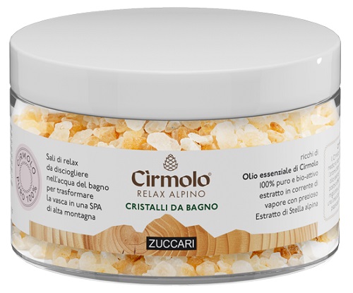 CIRMOLO CRISTALLI DA BAGNO 250 G - Dolomiti e Natura