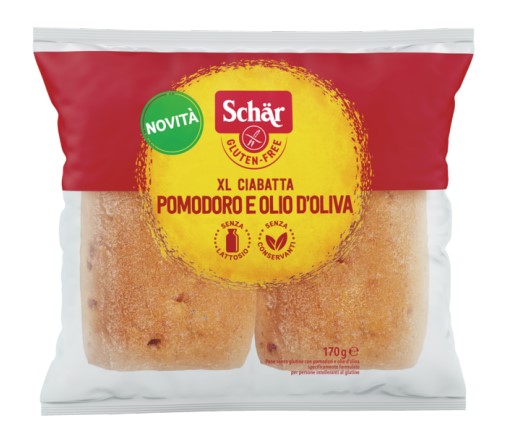 SCHAR XL CIABATTA POMODORI E OLIO D'OLIVA 2 PEZZI X 85 G - Dolomiti e Natura
