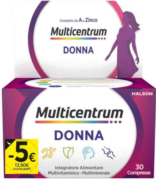 MULTICENTRUM DONNA 30 COMPRESSE PROMO 2026 - Dolomiti e Natura