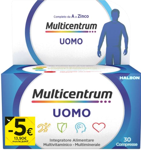 MULTICENTRUM U 30 COMPRESSE PROMO 2026 - Dolomiti e Natura
