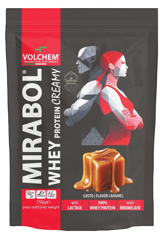 MIRABOL WHEY CREAMY CARAMEL 750 G - Dolomiti e Natura