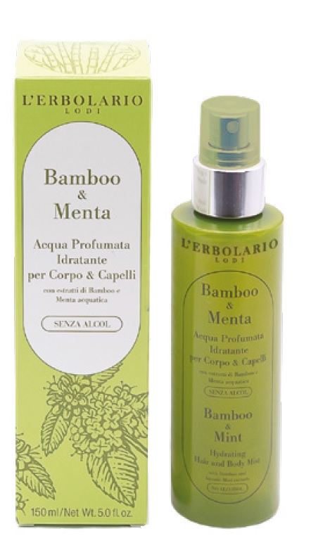 ACQUA PROFUMATA BAMBOO & MENTA 150 ML - Dolomiti e Natura