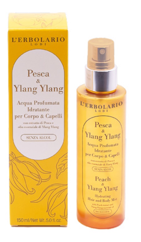 ACQUA PROFUMATA PESCA & YLANG YLANG 150 ML - Dolomiti e Natura