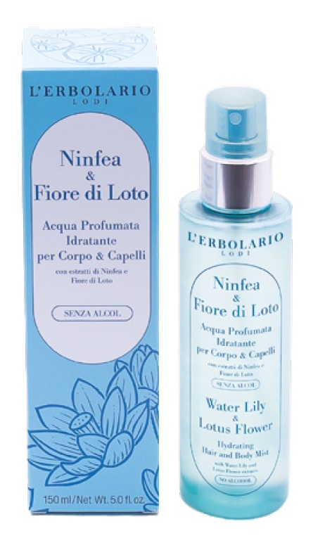 ACQUA PROFUMATA NINFEA & FIORE DI LOTO 150 ML - Dolomiti e Natura